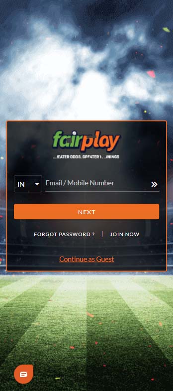 fairplay login at the account