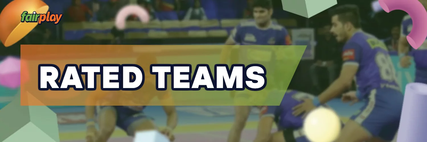 Top teams in 2022 foe \kabaddi betting in Fairplay