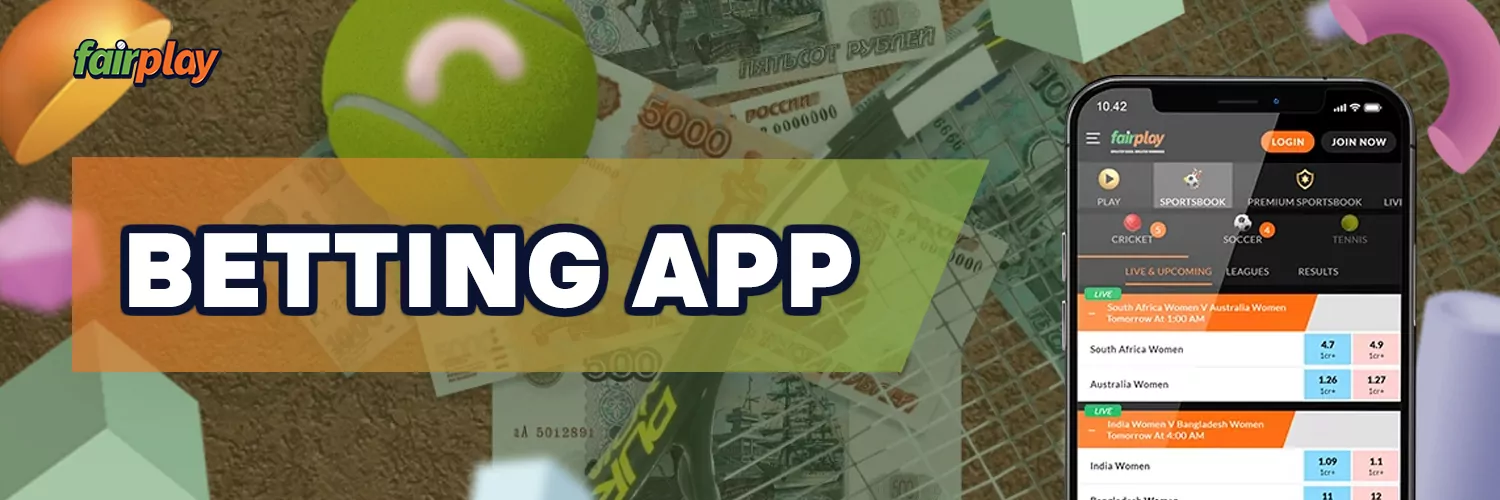 Fairplay app is a multifunctional software designed for betting from your phone