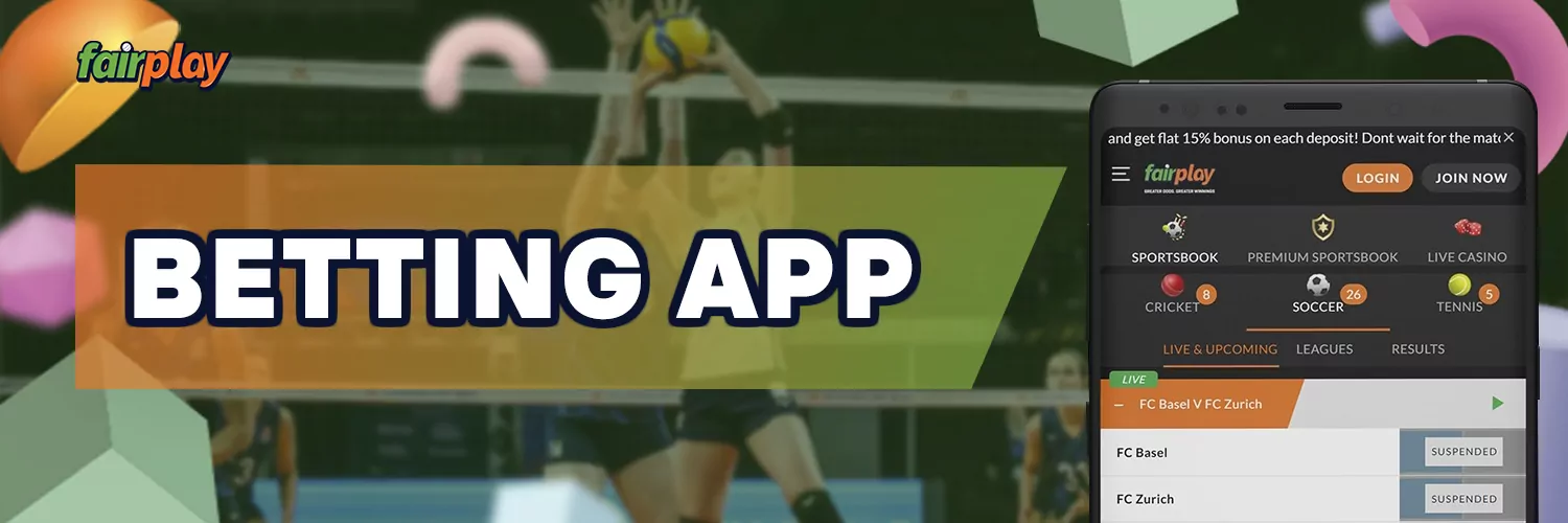 For those who are used to betting from their phones, a Fairplay mobile app is provided