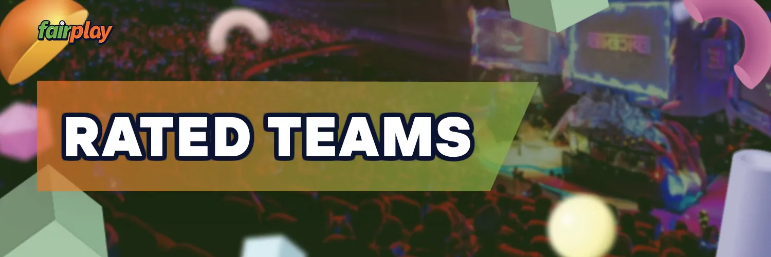 eSports rated teams: on what you can place bet in Fairplay Club