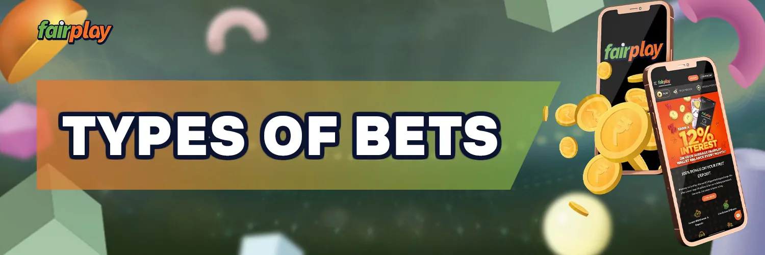 Avaliable cricket betting types for all Fairplay bettors